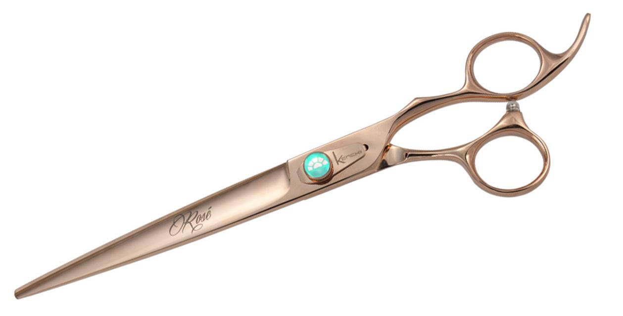 Kenchii Rose 8 1/2” Straight (KERO8) 8 To 8 1/2 Inch Straight Scissors